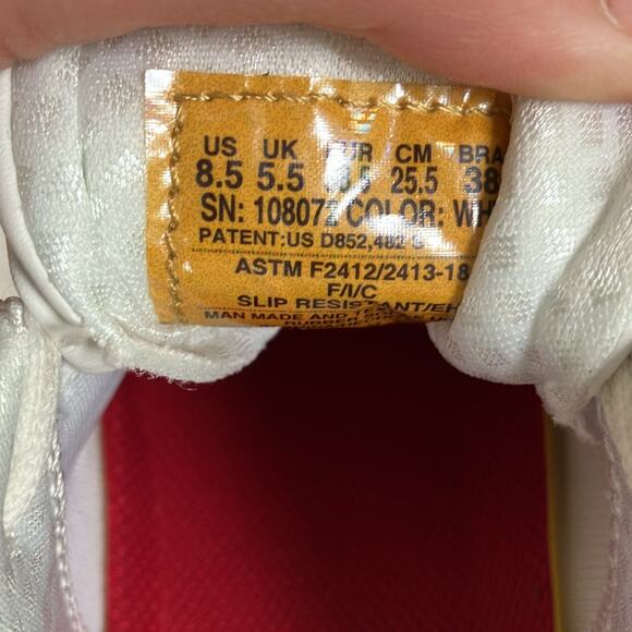 Skechers Womens Uno Sr Jhansi white Safety Toe Work composite Safety Shoes - Picture 10 of 11